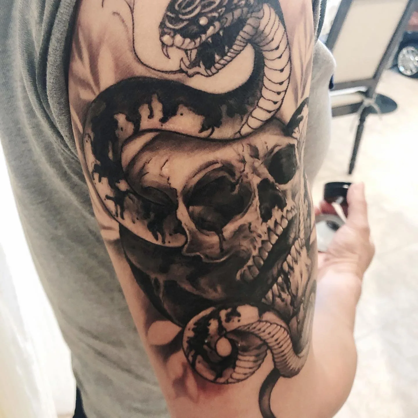 Black & Grey Tattoos example — WA Tattoo Las Vegas