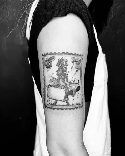 Black and grey tattoo by Daniel — WA Tattoo, Las Vegas